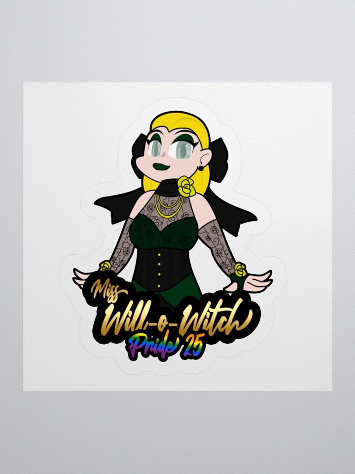 Miss Will-o-Witch Pride 25 sticker product image (2)