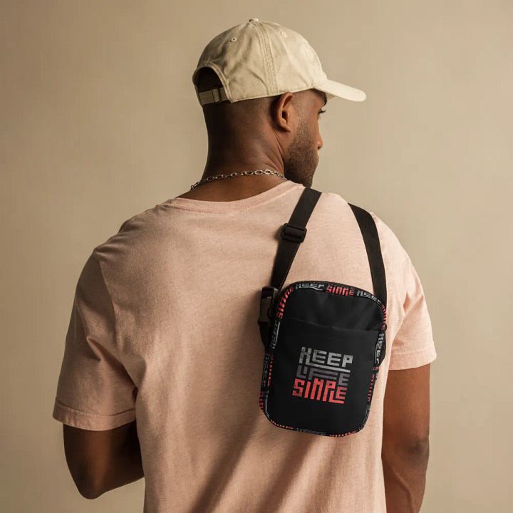 'Keep Life Simple' Utility Crossbody Bag product image (2)