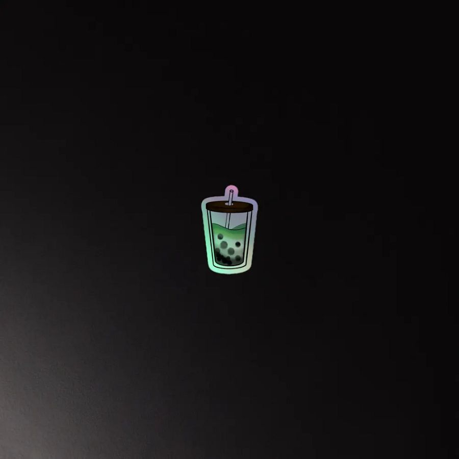 Boba Aro Bliss Holographic Sticker Set product image (1)