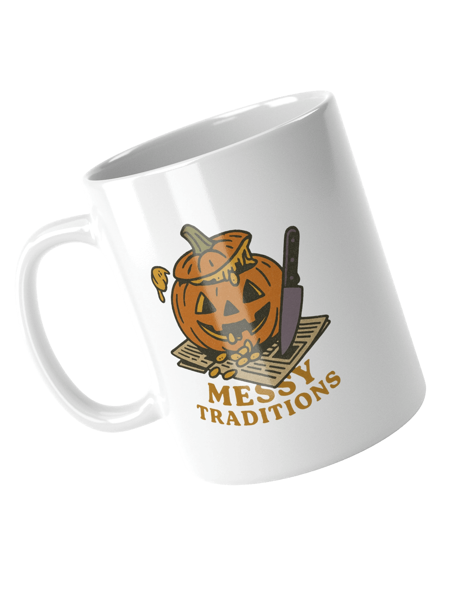 My Broom Runs on Caffeine – Funny Halloween Coffee Mug product image (11)