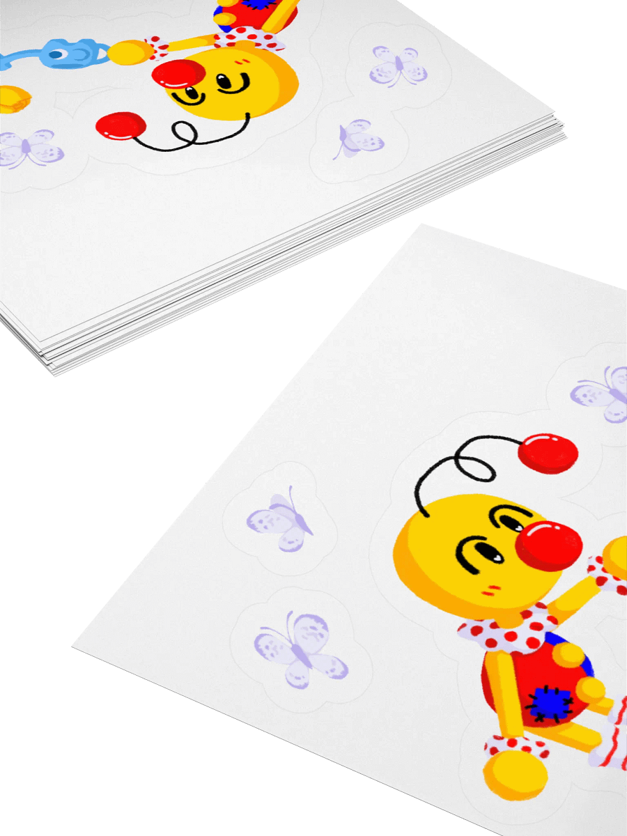 Boyoyoing Watering Tulips Flat Sticker product image (4)
