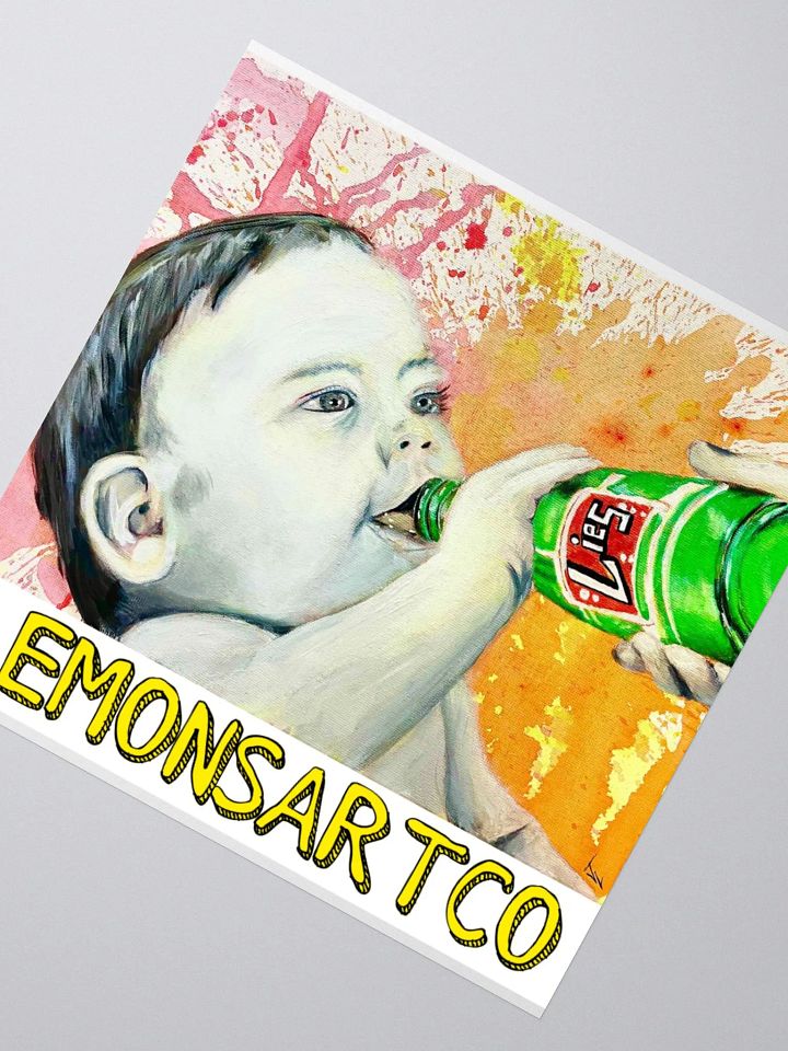Baby Drinking Lies Sticker product image (2)