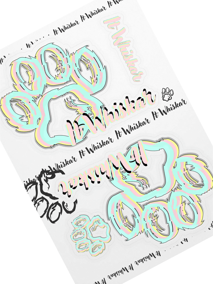 ItWhiskar - Paw Stickers! product image (1)