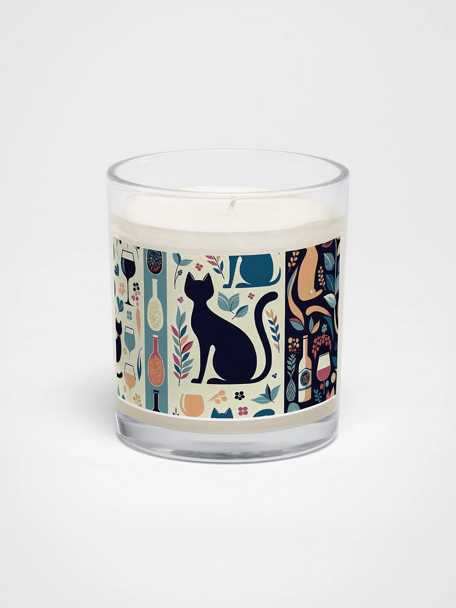 Soy Wax Candle In A Clear Glass Jar product image (1)