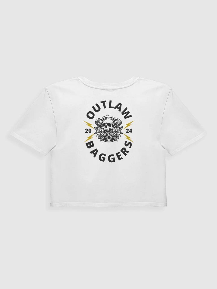 Outlaw Baggers Piston Crop Top Tee product image (2)
