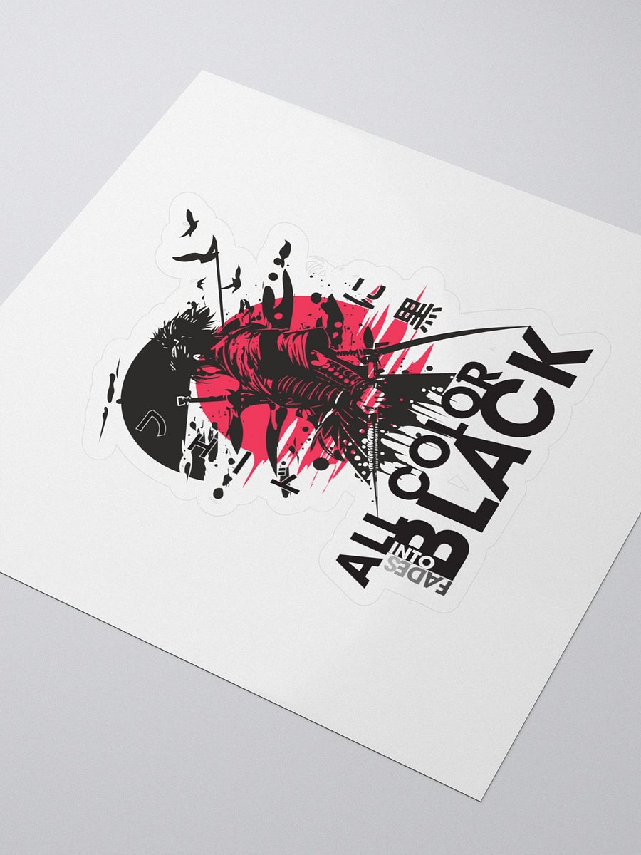 All Color Fades To Black Kiss Cut Stickers product image (3)
