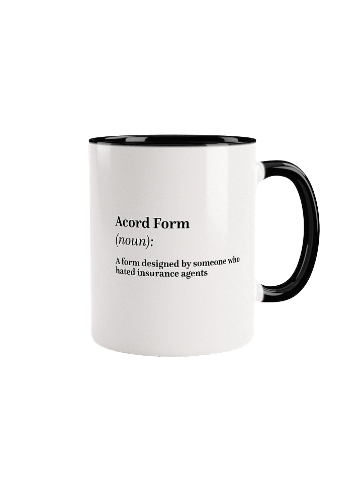 Acord Form Definition Mug product image (2)