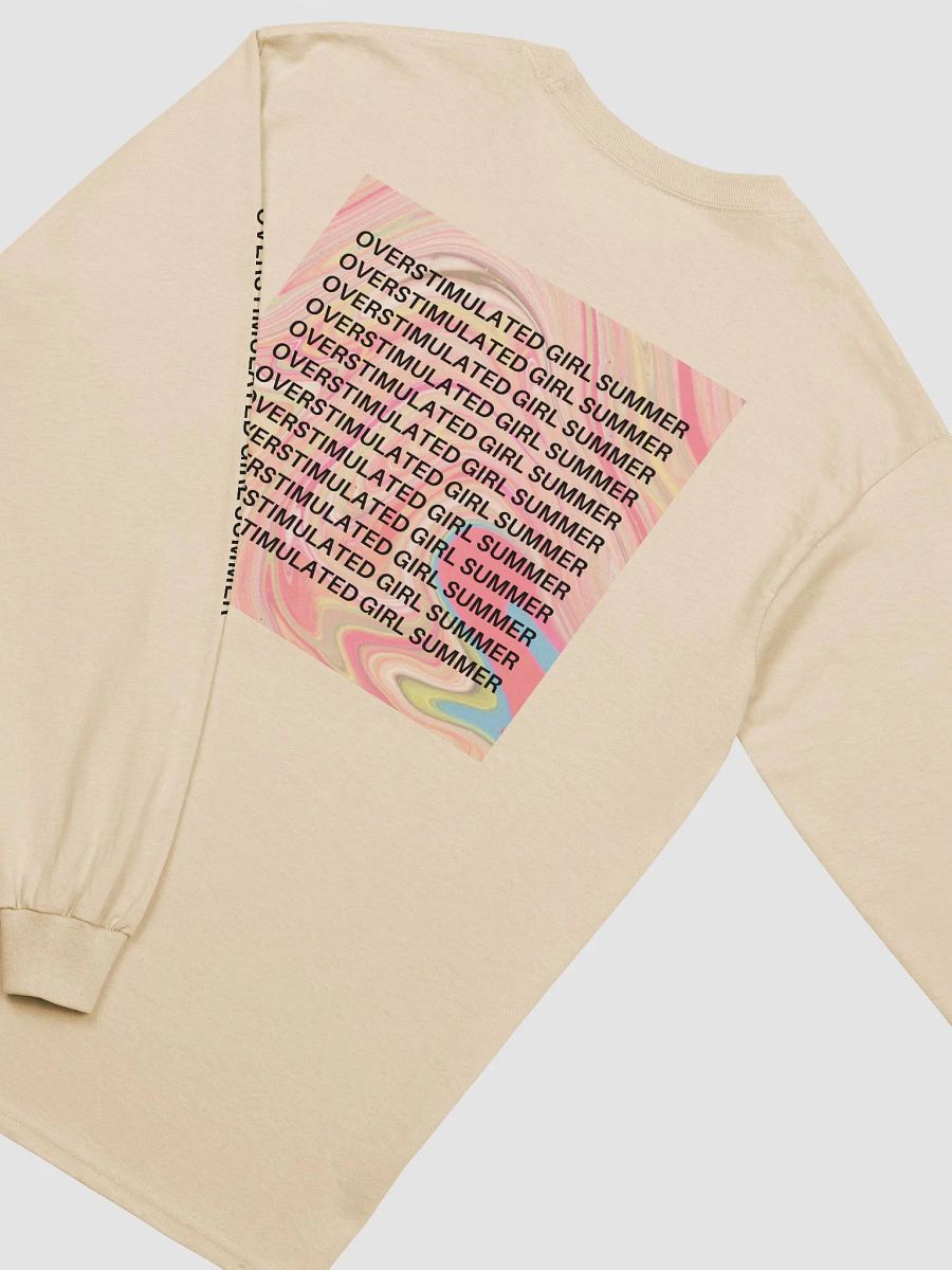 OVERSTIMULATED GIRL SUMMER trippy long sleeve product image (4)