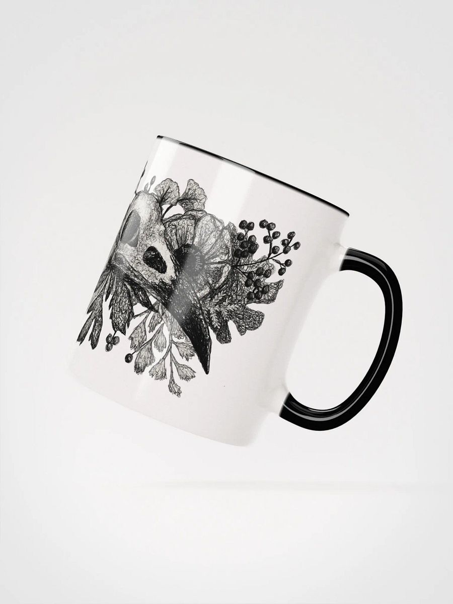 Raven Skull White Mug product image (3)