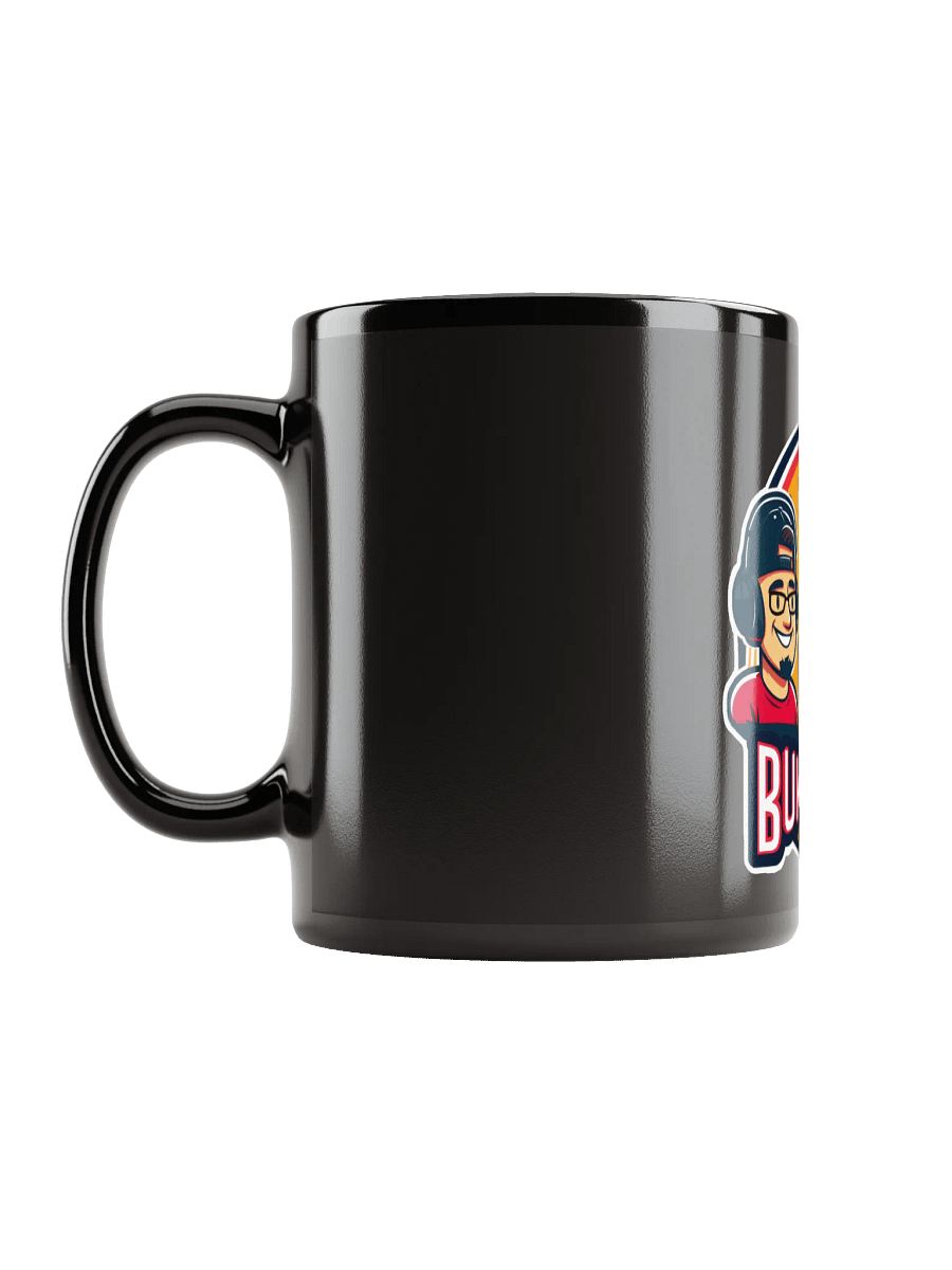 Buk N Bob Podcast Logo Black Glossy Mug product image (12)