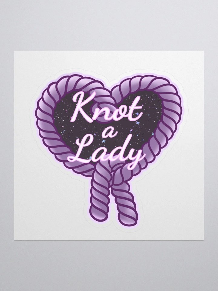 Knot a Lady sticker product image (2)
