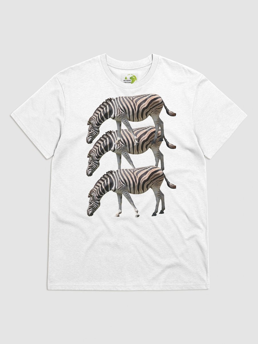 Plains Zebra Organic Cotton T-Shirt -plain product image (4)