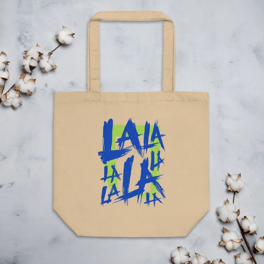 La La La Eco-Friendly Tote Bag product image (4)