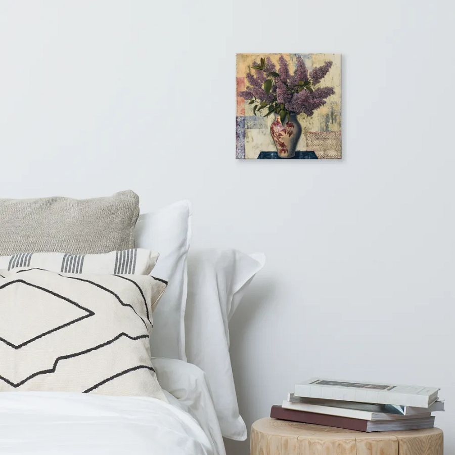 Art2401-29 Vase Flowers Still Life - Canvas Print - sm product image (3)