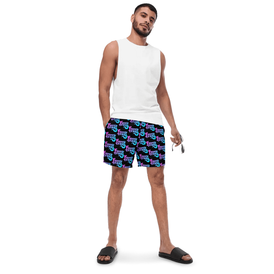 Patterned Swimtrunks - Black product image (8)