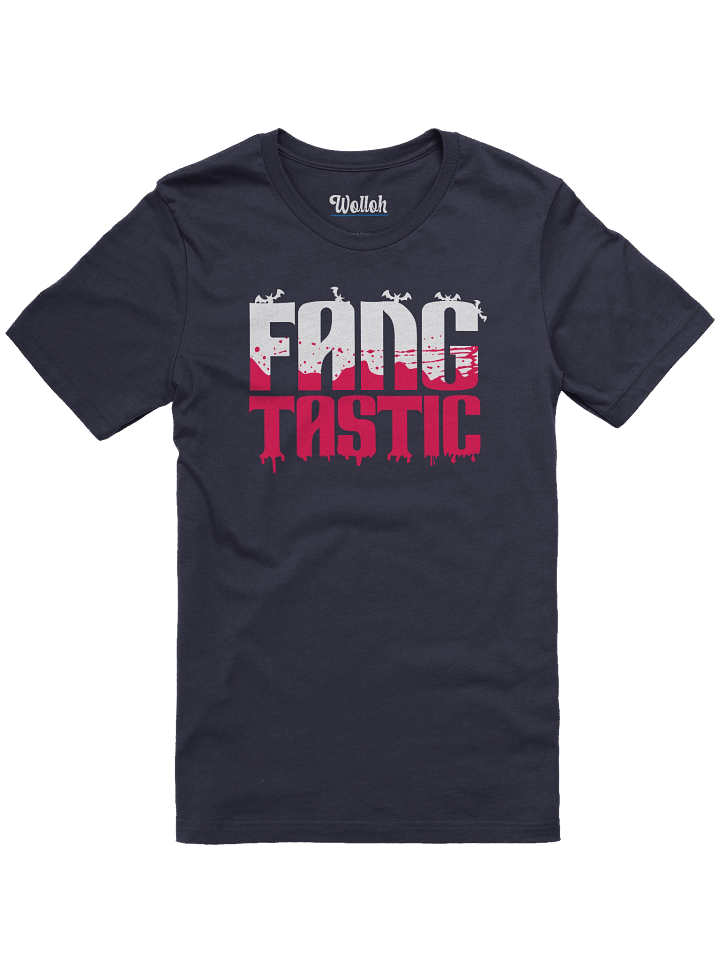 Fangtastic Vampire Halloween T-Shirt – Funny Blood Drip Vampire Halloween T-Shirt product image (1)