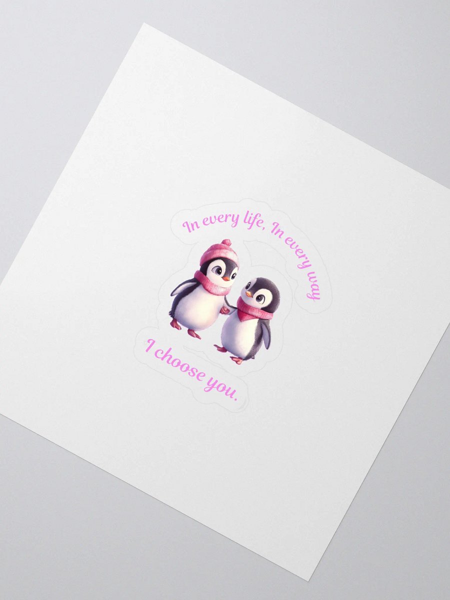 Cute Love Penguin Sticker product image (2)