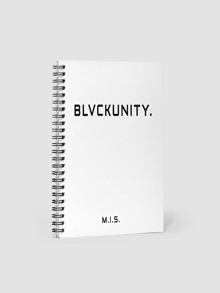 BLVCKUNITY. - M.I.S. Notebook product image (1)