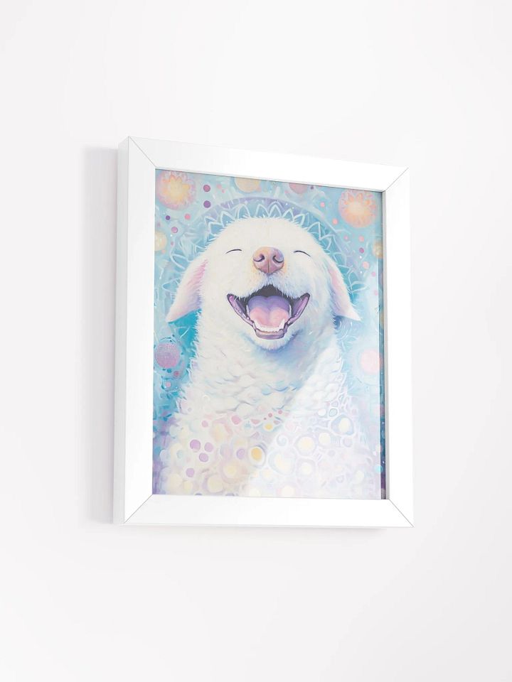 Blissful Pup Framed Matte Poster product image (2)