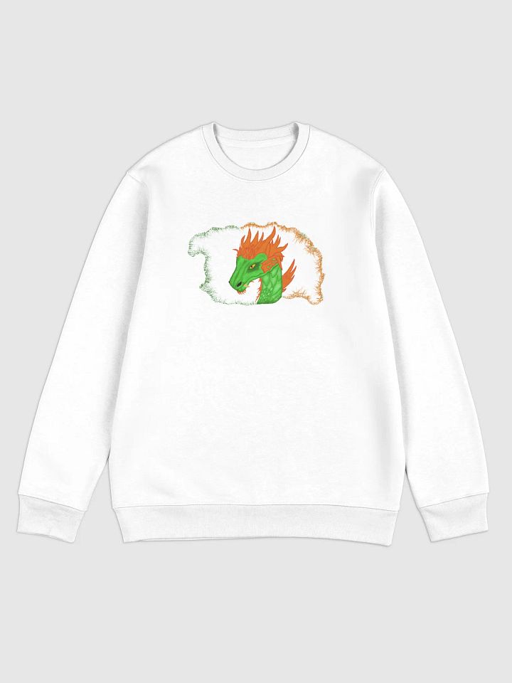 Dragon's Fiery Gaze Unisex Eco Sweatshirt product image (1)