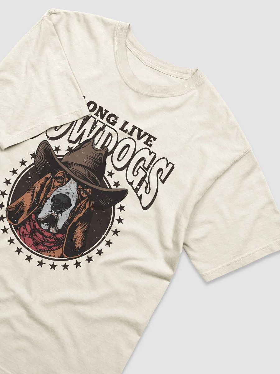 Basset Hound Cowboy Dog Unisex T-Shirt | Vintage-Style Western Cowdog Wearing a Cowboy Hat and Bandana product image (16)