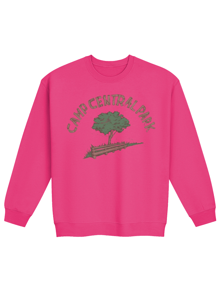 Camp Central Park 1981 Pink Fleece Sweatshirt product image (1)