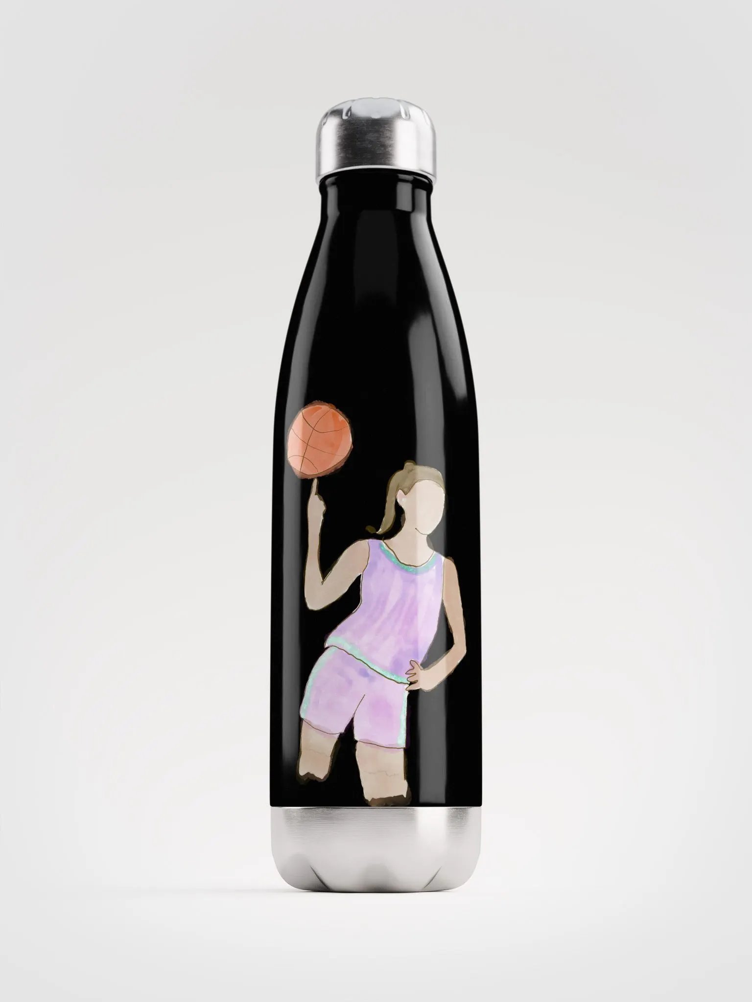 Basketball Fan Stainless Steel Water Bottle product image (2)
