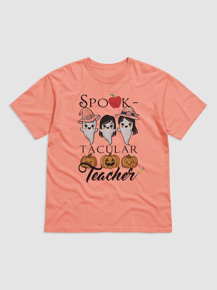 Hand-Drawn Spooky Ghost Teacher Halloween Party Shirt product image (2)