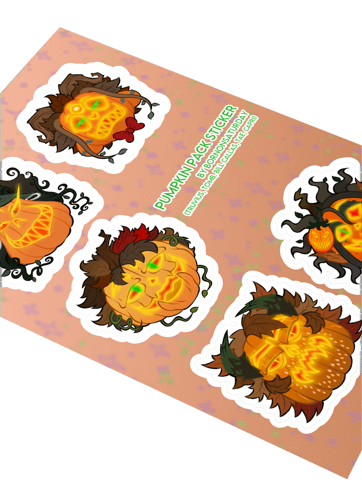 JUST TAE & FRIENDS: Pumpkin Pack Stickers *LIMITED* product image (2)