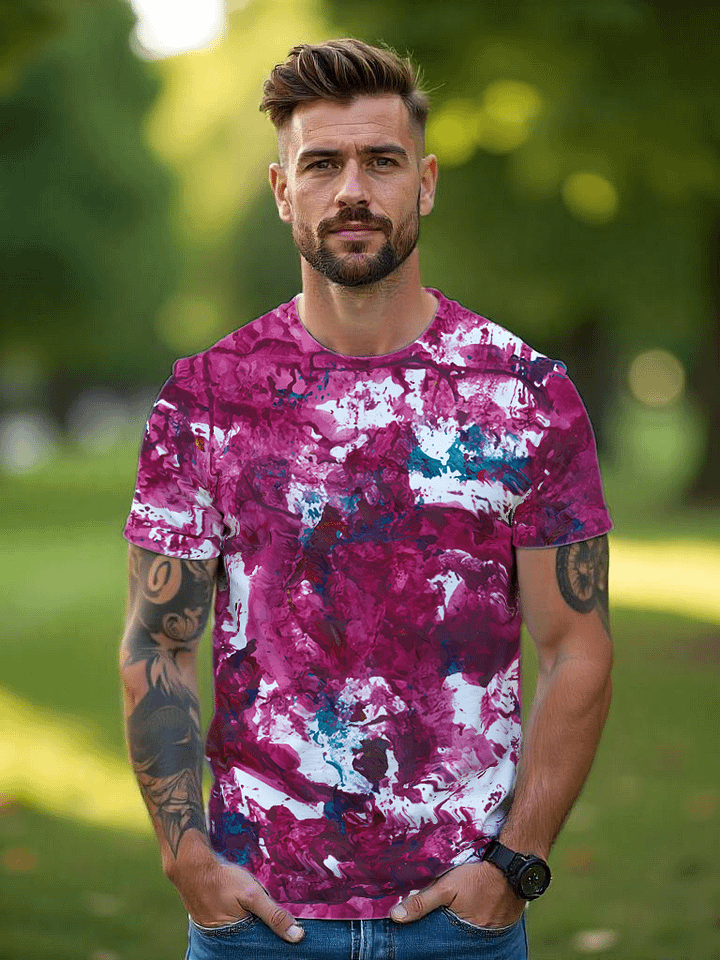 Imperial Red | Crew Neck T-Shirt product image (2)
