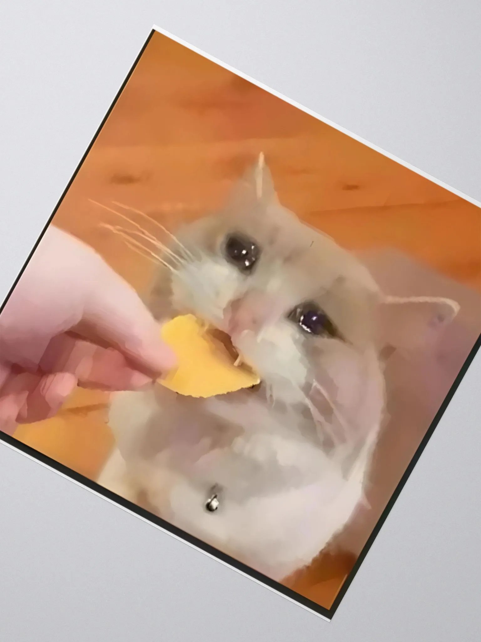 Kiss Cut Stickers: Meme Cats bite product image (2)