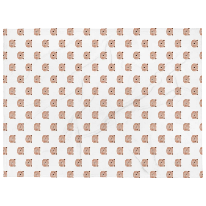 Teddy Bear Whimsical Faces Throw Blanket product image (1)