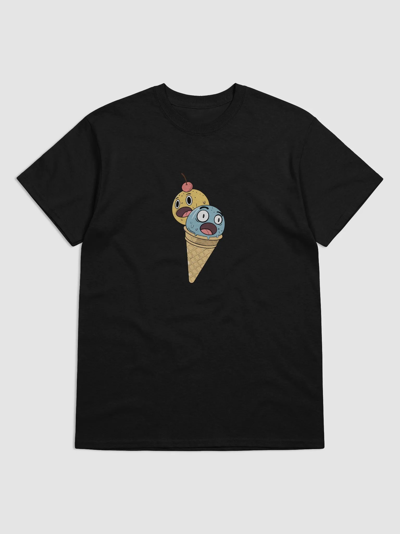 Double Scoops Surprise Cartoon T-Shirt product image (2)