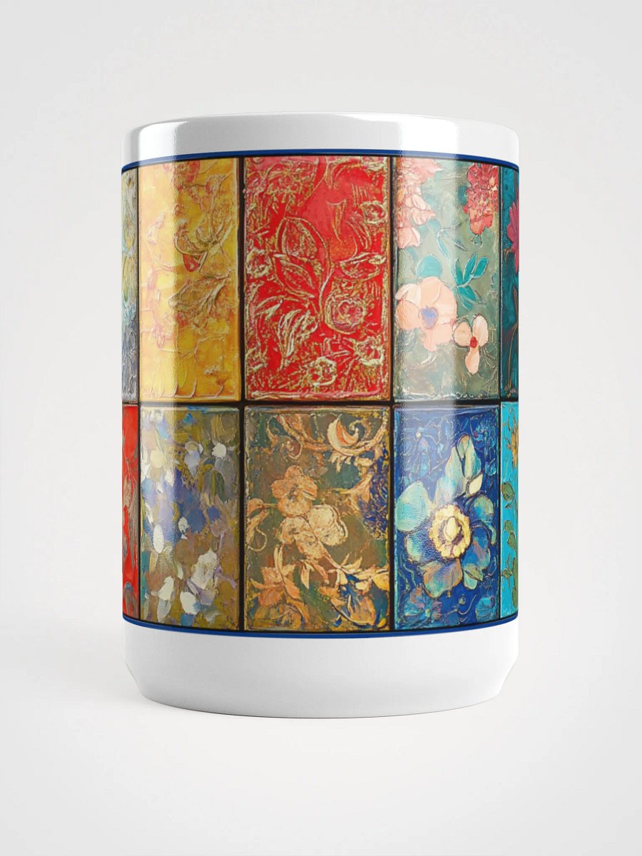 Floral Collage Tile Mug 15oz product image (5)