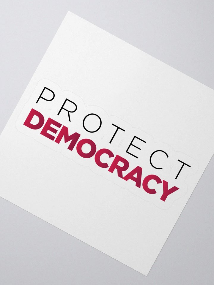 "Protect Democracy" Kiss Cut Sticker product image (8)