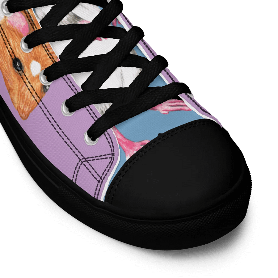 rat mischief High Top Canvas Shoes (womens) product image (8)