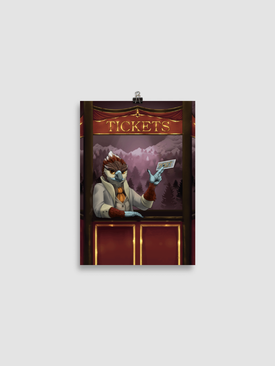Te'anos ticket Matte Paper Poster product image (2)