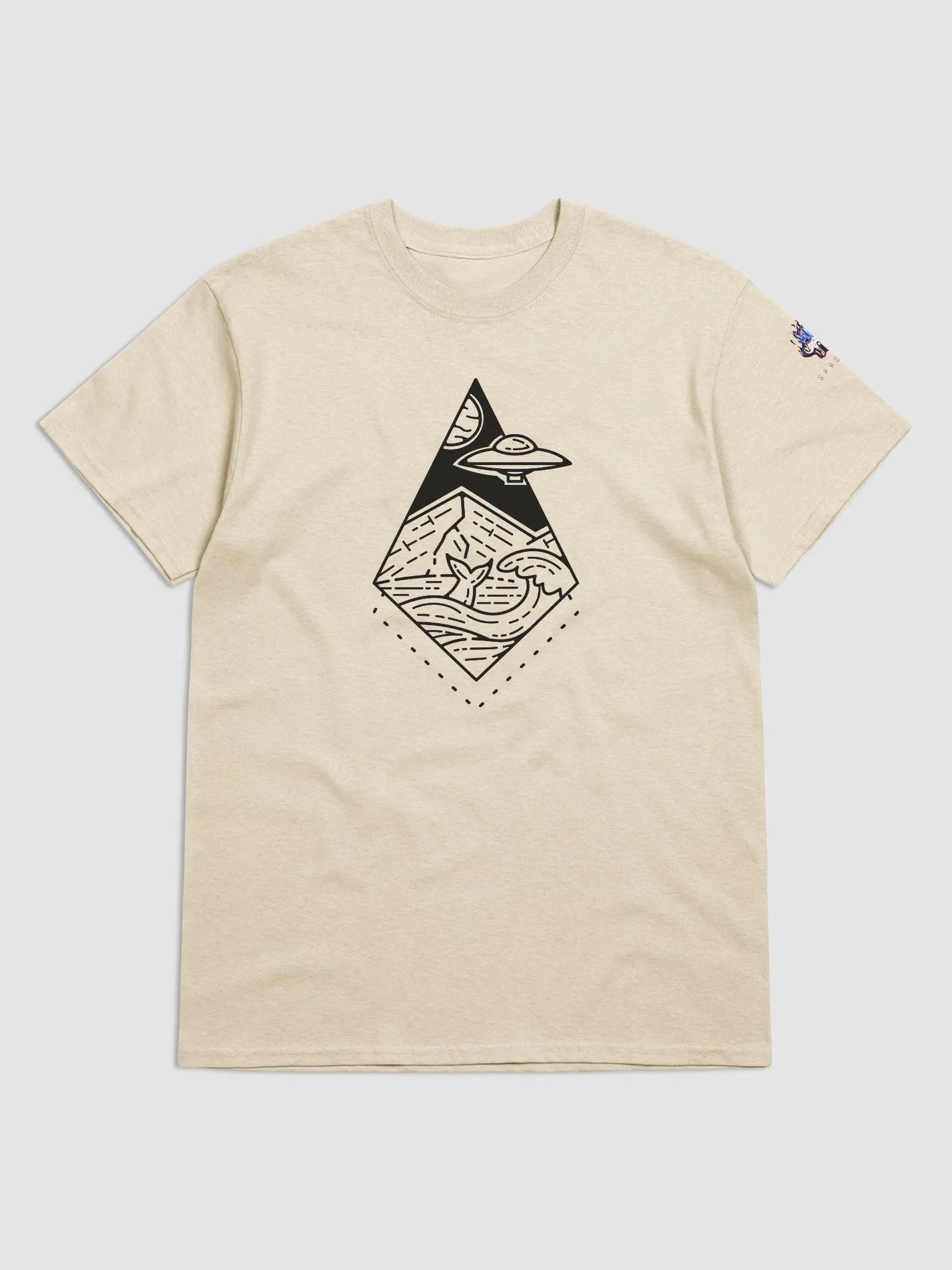 UFO & Whale Tee B product image (2)