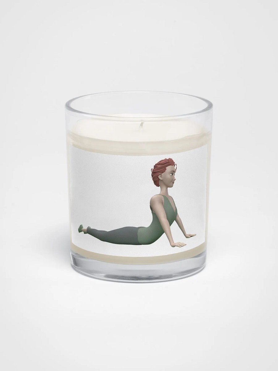 Bougie en cire de soja dans un bocal en verre transparent product image (3)