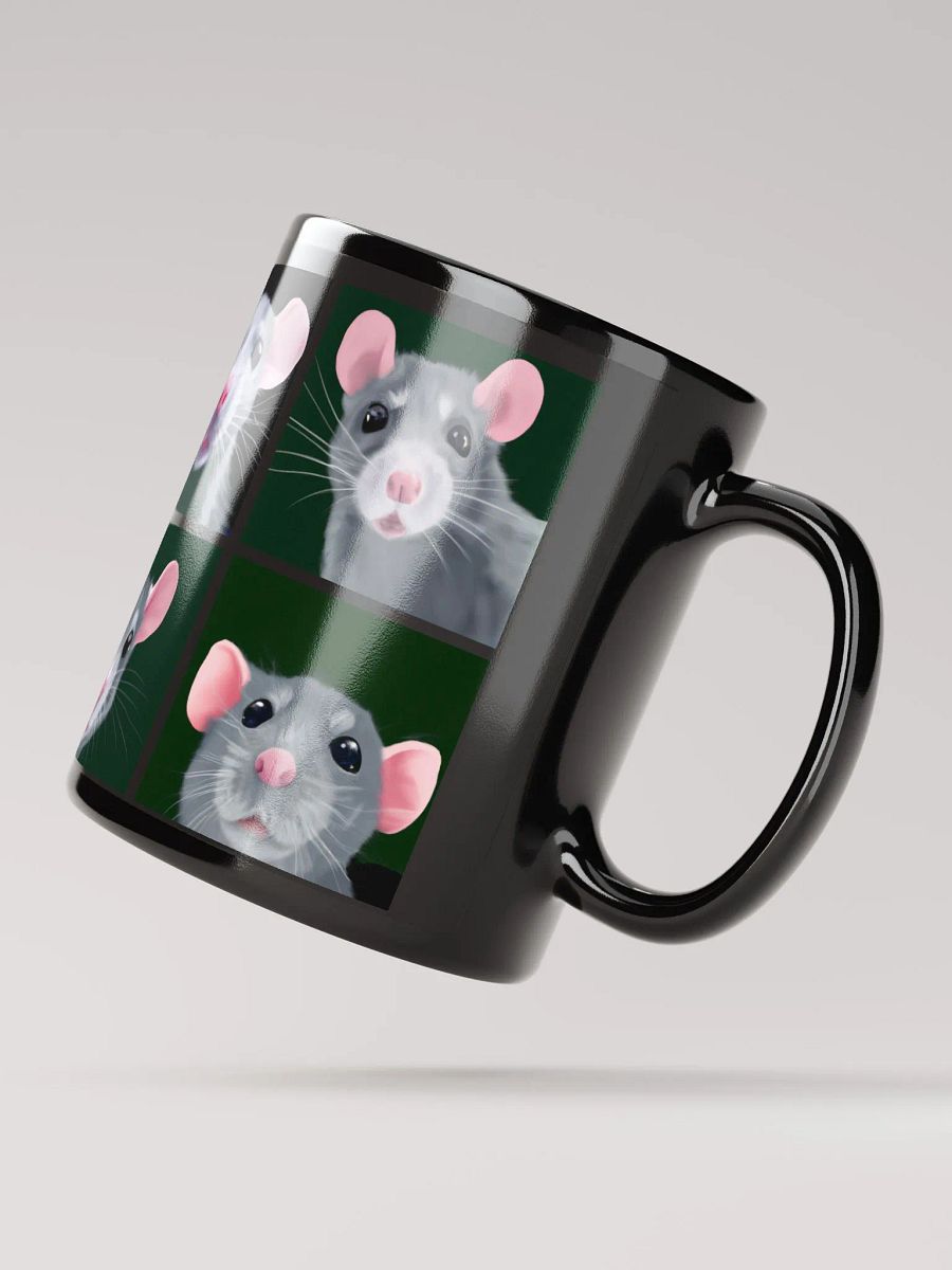 Blue rats art mug product image (3)