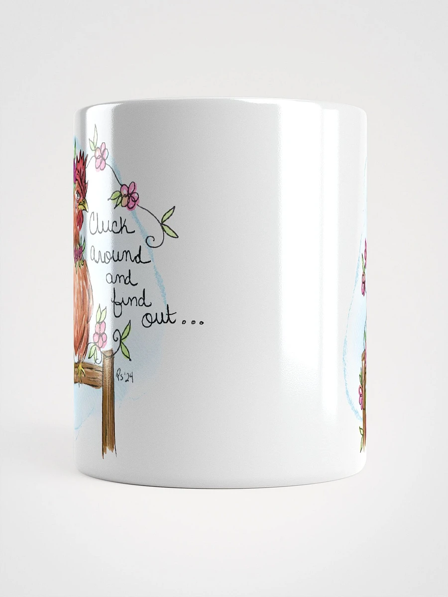 Cluck Around and Find Out White Glossy 11oz mug product image (5)