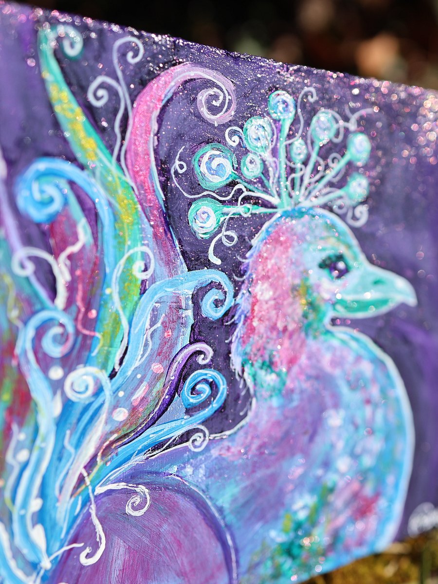 Whimsical Peacock Painting product image (2)