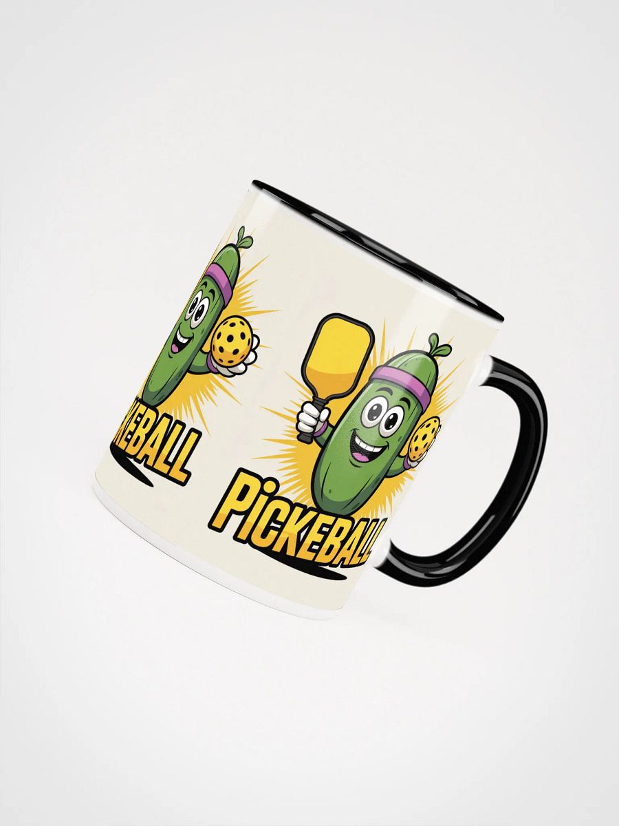 Pickleball Pickle Mug – 11oz Two-Tone Black Accent product image (8)