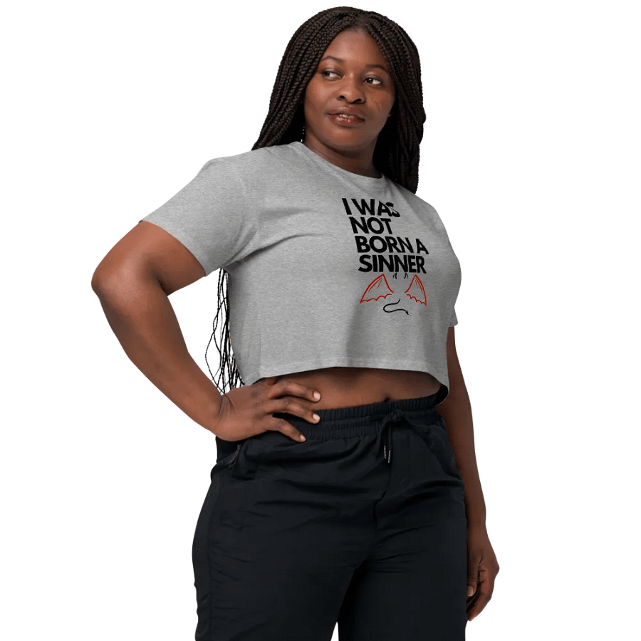 I Was Not Born a Sinner Crop Top product image (53)