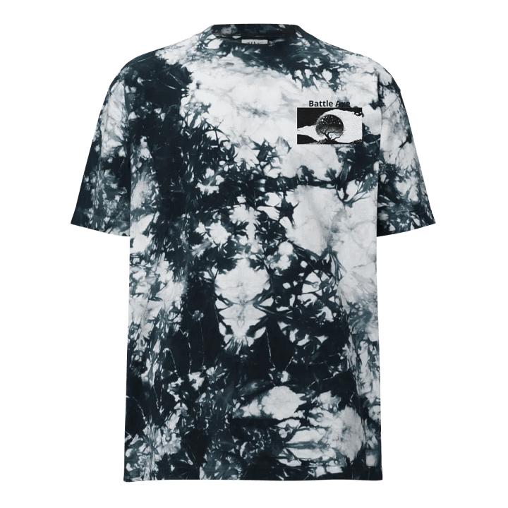 Battle Axe Tree of Life White & Black Tie Dye Shirt product image (1)