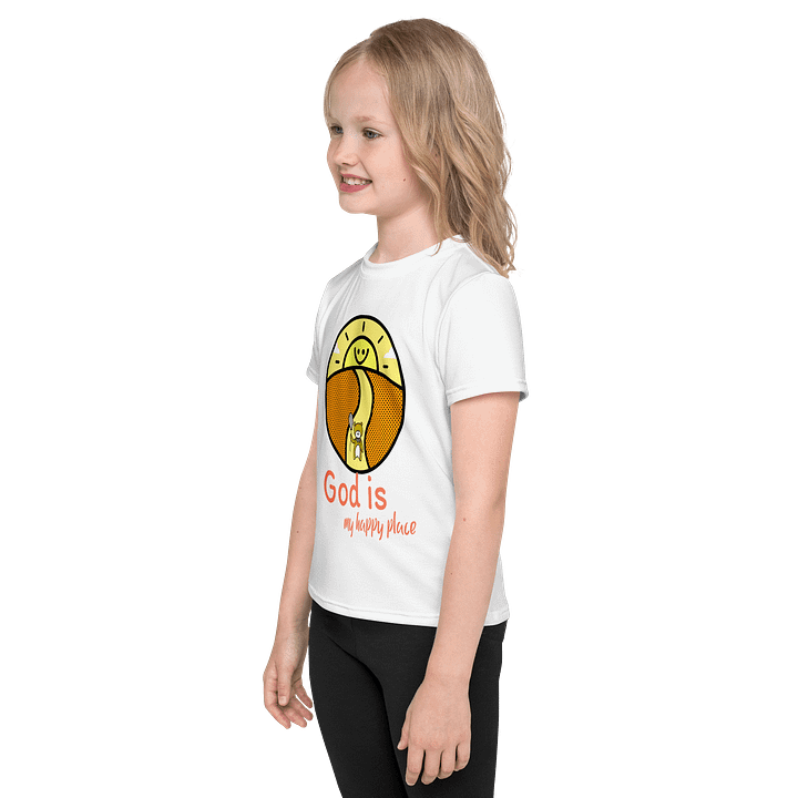 God is my happy place All-Over Print T-Shirt product image (2)