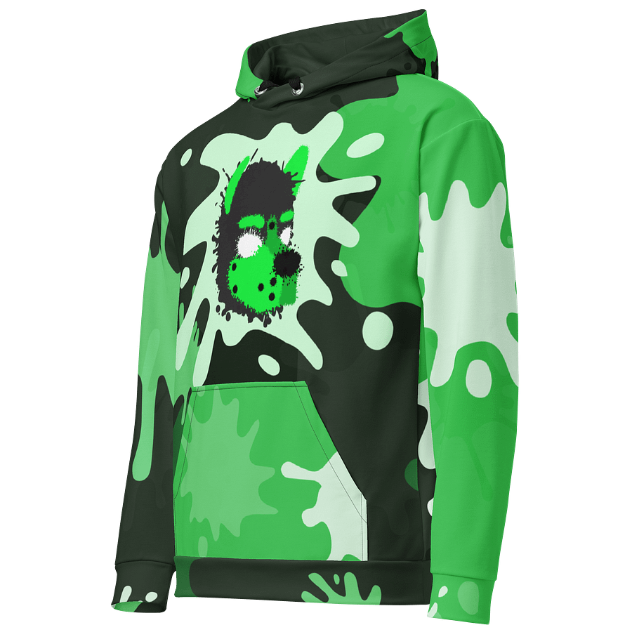 Chaos Splatter Hoodie - Lime Green product image (3)