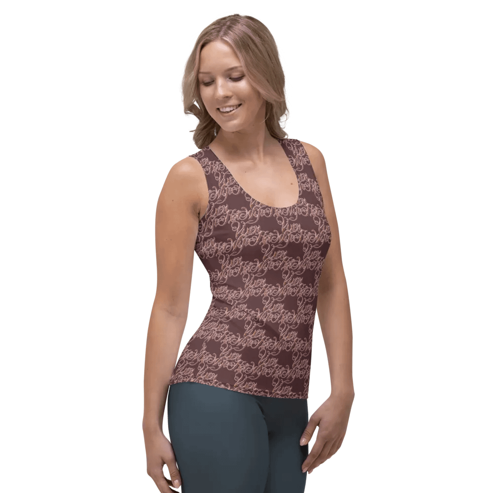 Vixen Hotwife fitted all-over tank shirt product image (4)