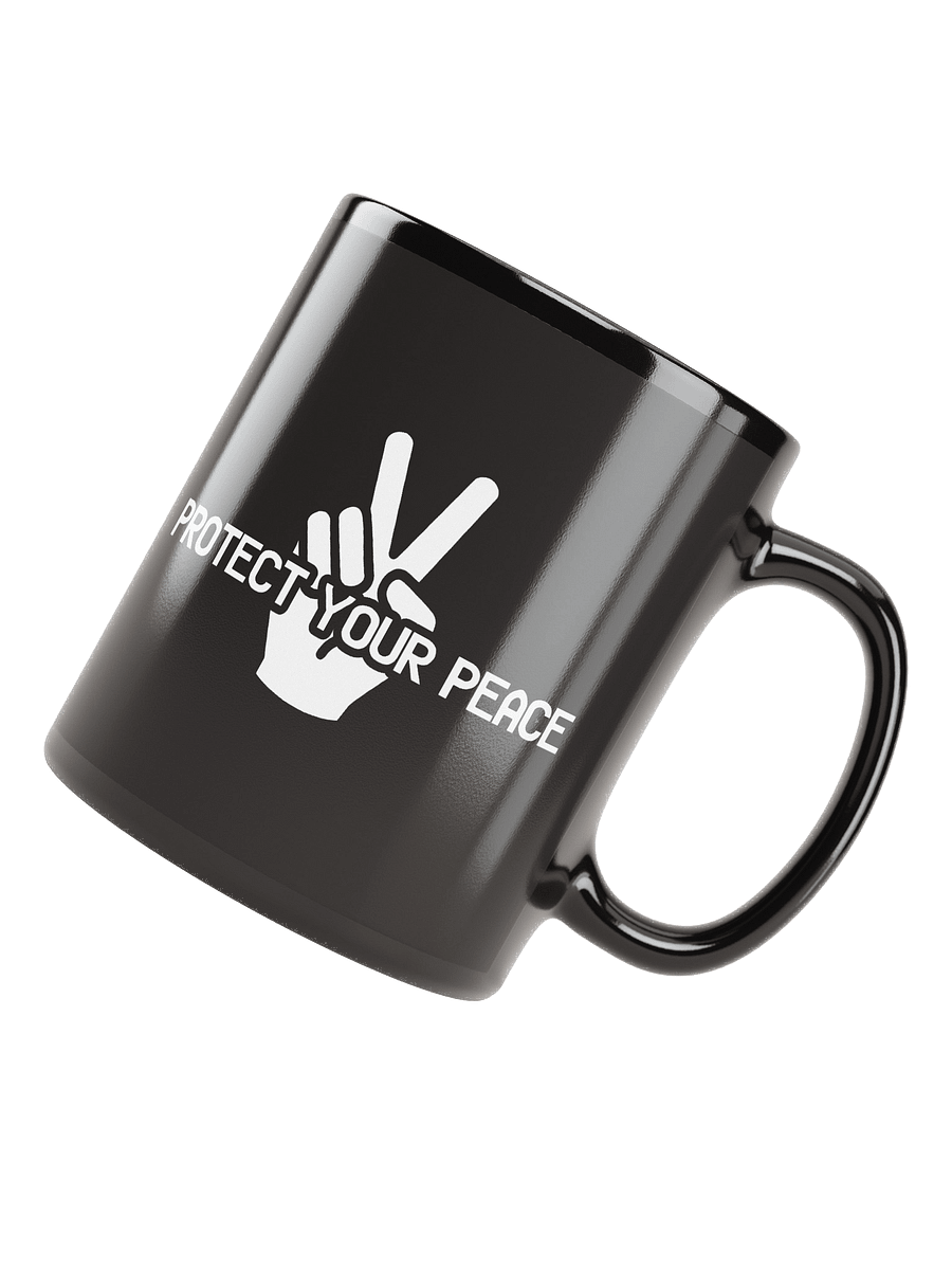Protect Your Peace Black Mug product image (2)