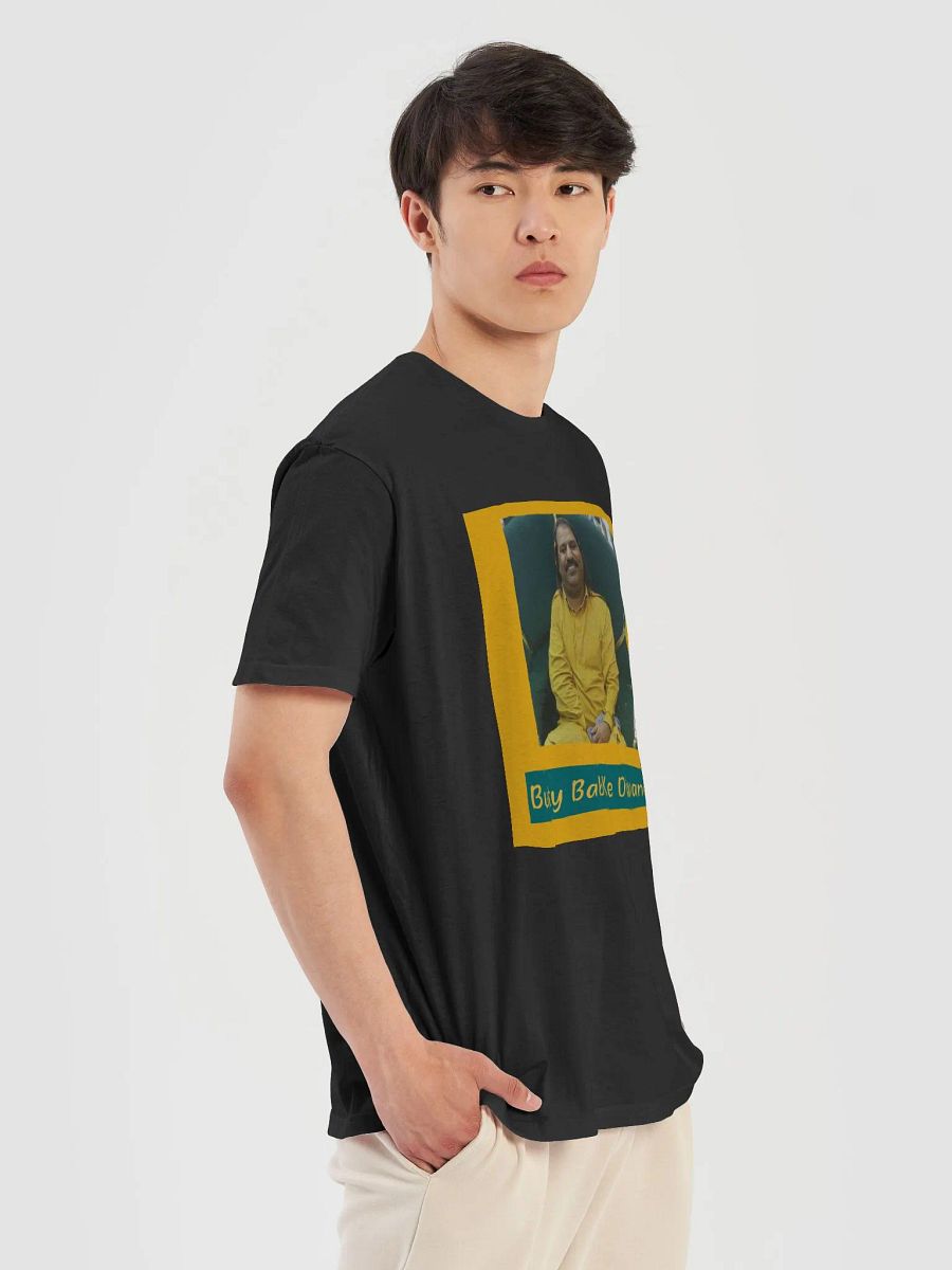 Black Polyester Fit Half Sleeve Men's T-Shirt product image (5)